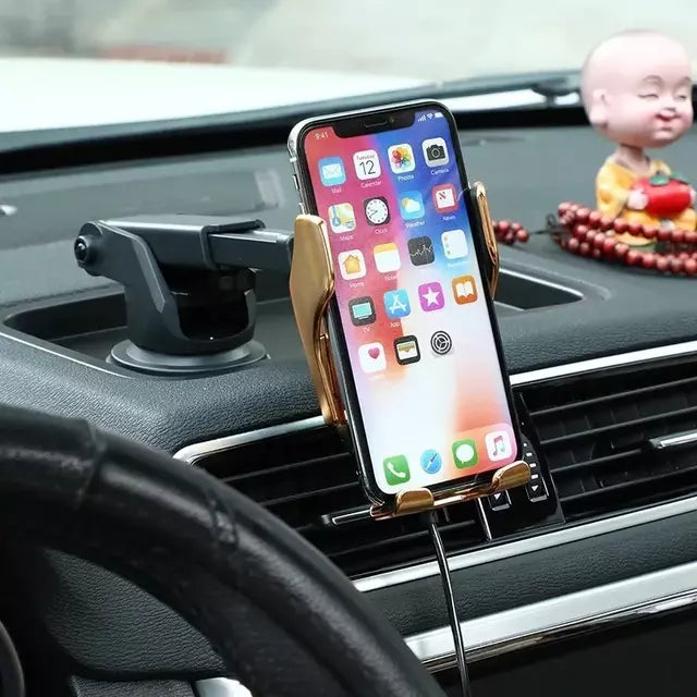 Soporte Con Cargador Inalámbrico Para Auto