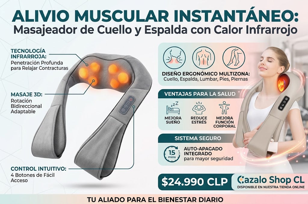 Masajeador De Cuello Y Espalda