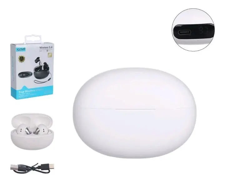 Audífonos TWS G59 "Wireless 5.4" (True Wireless) con función de traducción por IA