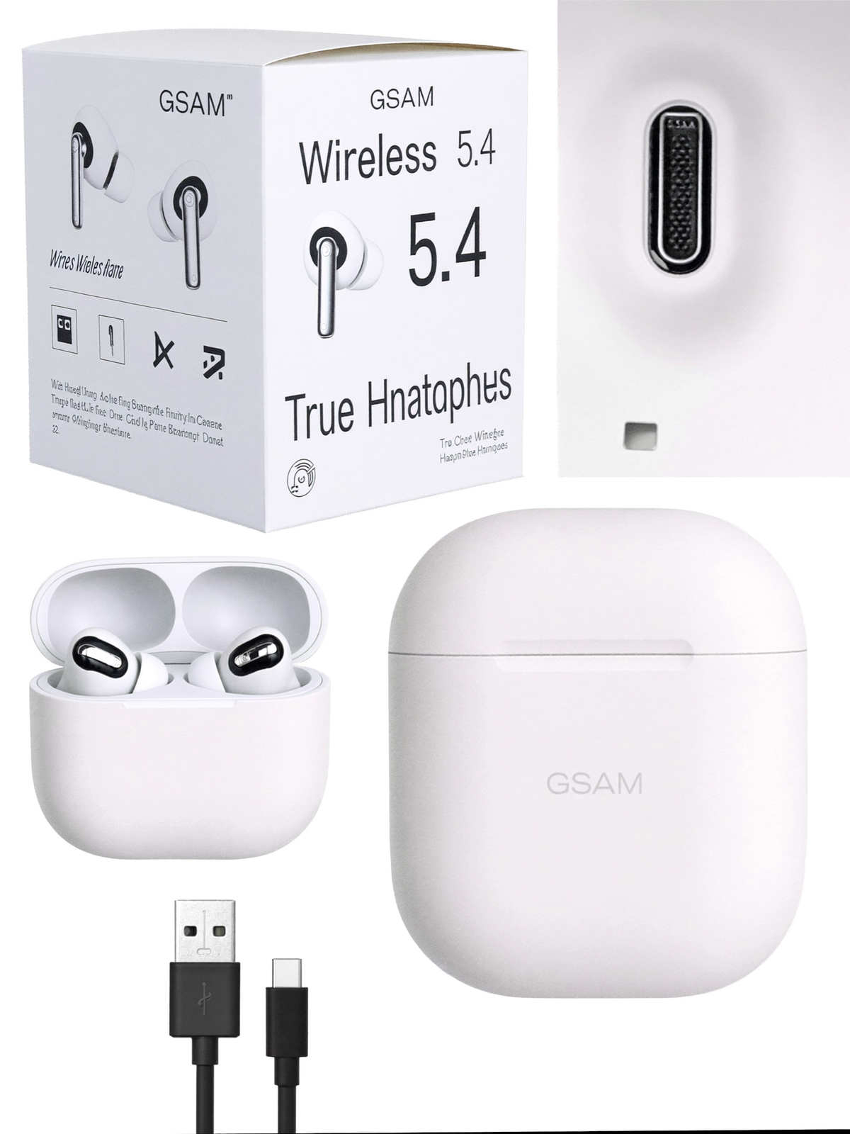 Audífonos TWS G59 "Wireless 5.4" (True Wireless) con función de traducción por IA